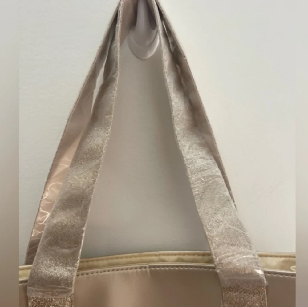 JIMMY CHOO Bag Tote Gold Vanilla Cream Pre Loved Very Good VGC priced to Sell
